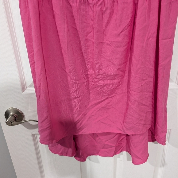 NWT Torrid Gin Fizz Babydoll Challis Lace Up Hi Low Top in Size 2 (18/20) - Picture 5 of 10